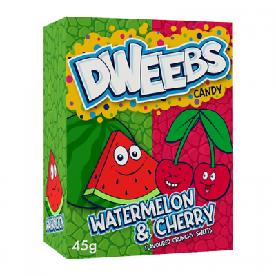 Dweebs Watermelon & Cherry Candy - 45g