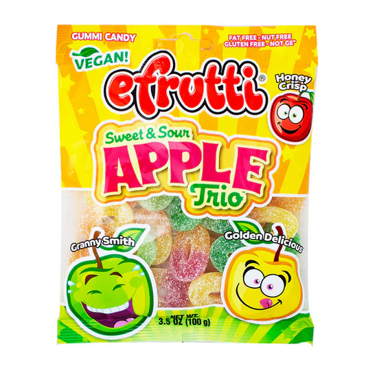 efrutti Apple Trio -Peg Bag