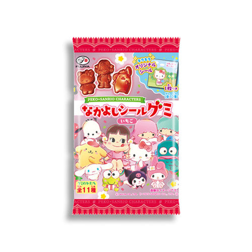 Peko-Chan x Sanrio Characters Strawberry Gummy