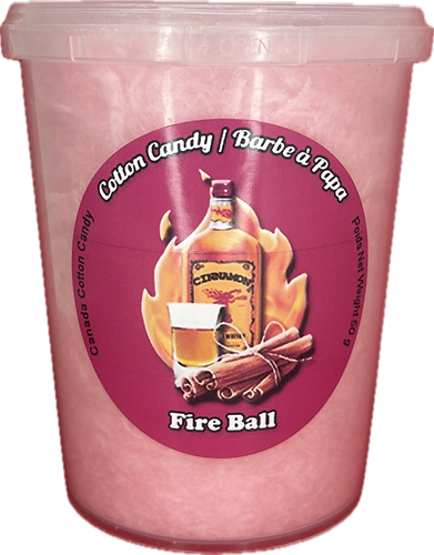 Fire Ball Cotton Candy
