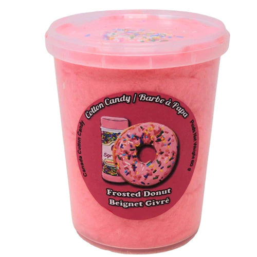 Frosted Donut Cotton Candy