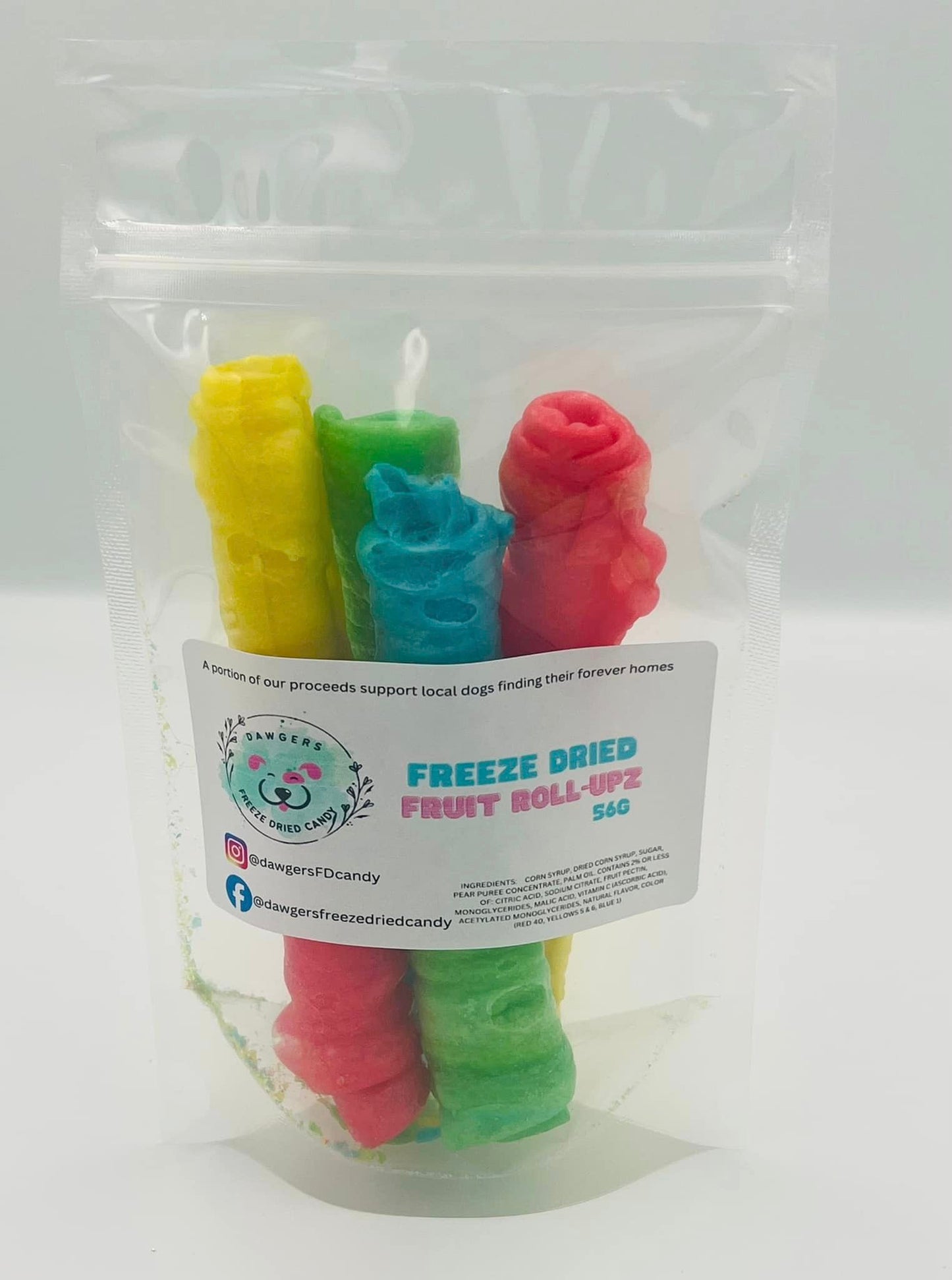 Dawgers Freeze Dried Fruit RollUPZ