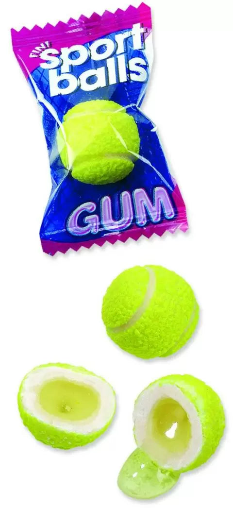 Fini Tennis Balls Liquid Filled Bubblegum  - UK