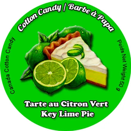 Key Lime Pie Cotton Candy