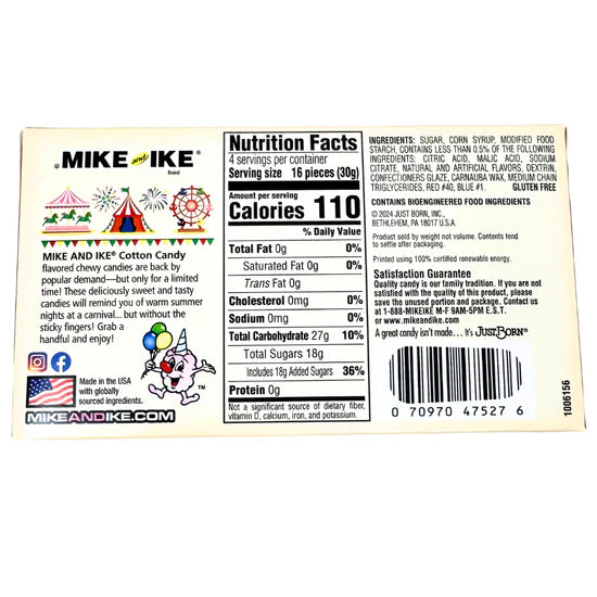 Mike and Ike Cotton Candy