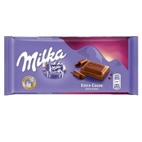Milka Extra Cocoa Chocolate Bar