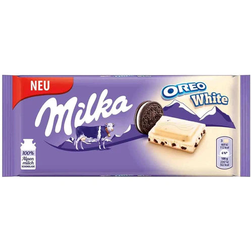 Milka Oreo White Chocolate 100g