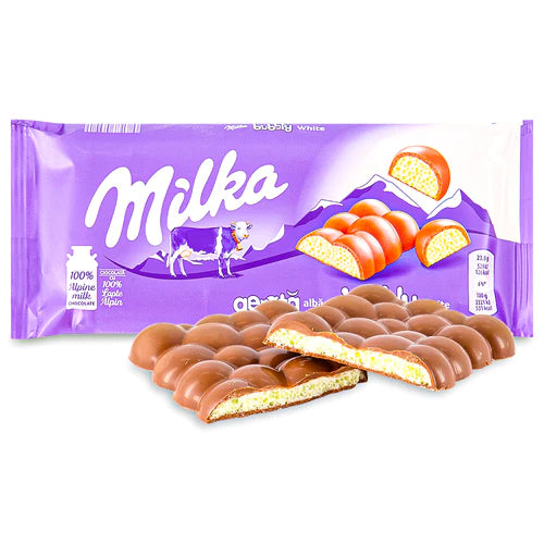 Milka Bubbly White Chocolate 95g