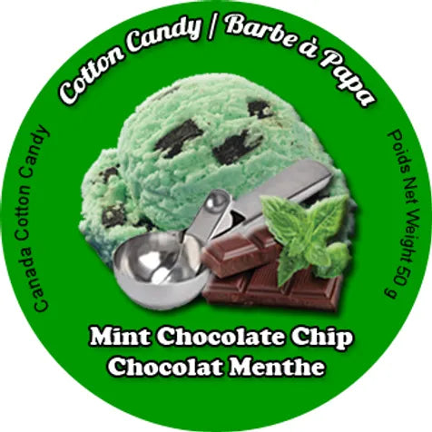 Mint Chocolate Chip Cotton Candy