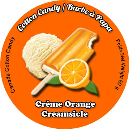Orange Creamsicle Cotton Candy