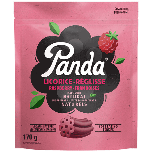 Natural Raspberry Licorice 170g