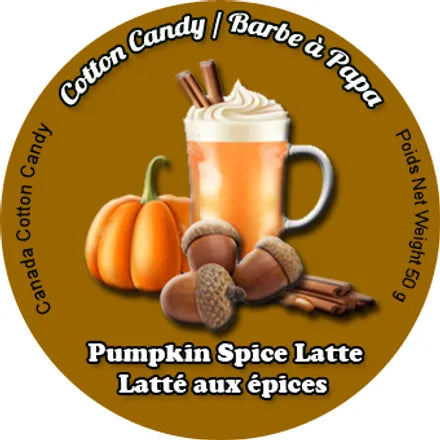 Pumpkin Spice Latte Cotton Candy