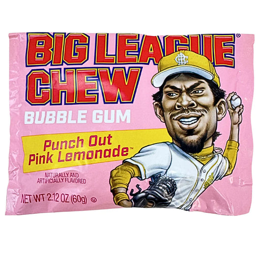 Big League Chew Punch Out Pink Lemonade