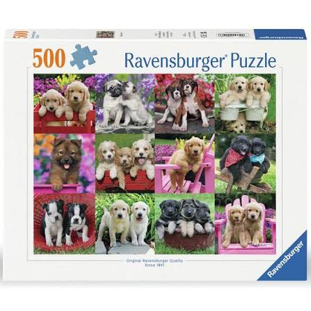 Ravensburger 500 Piece Puzzle Puppy Pals