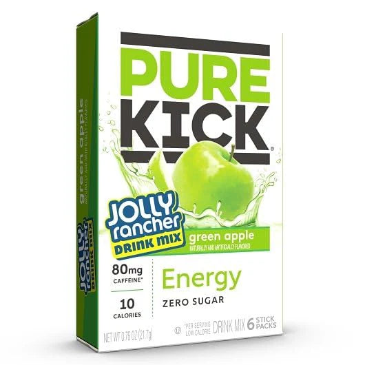 Pure Kick Jolly Rancher Singles To Go Green Apple