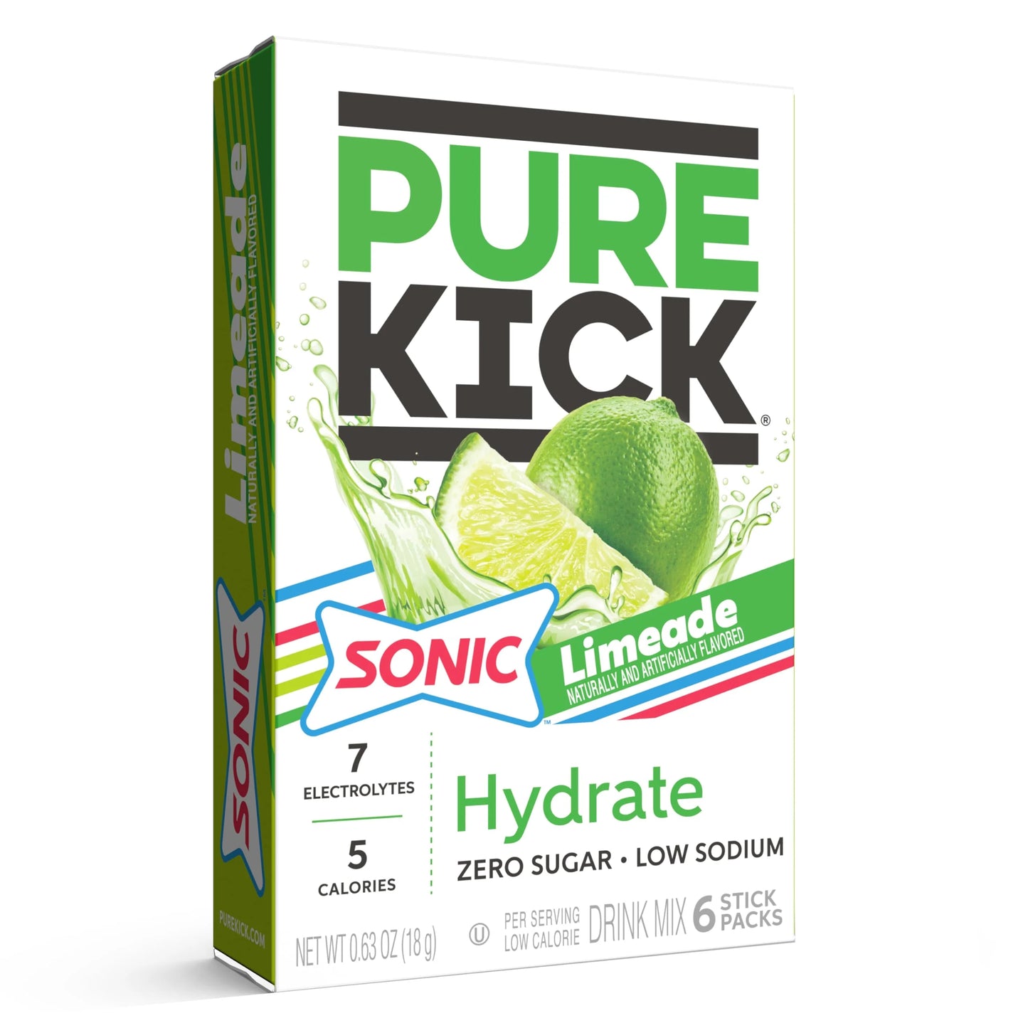 Pure Kick Sonic Limeade Singles To Go