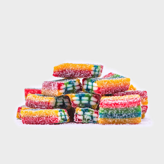 Sour Rainbow Licorice Bricks