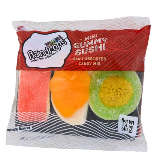 Raindrops Mini Gummy Sushi (3 pieces) - Netherlands 🇳🇱
