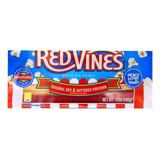 Red Vines Buttered Popcorn & Original Red Twists