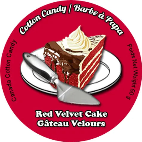 Red Velvet Cake Cotton Candy