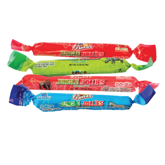 Frunas Jungle Jollies Variety Flavor Chewy Candy 8g
