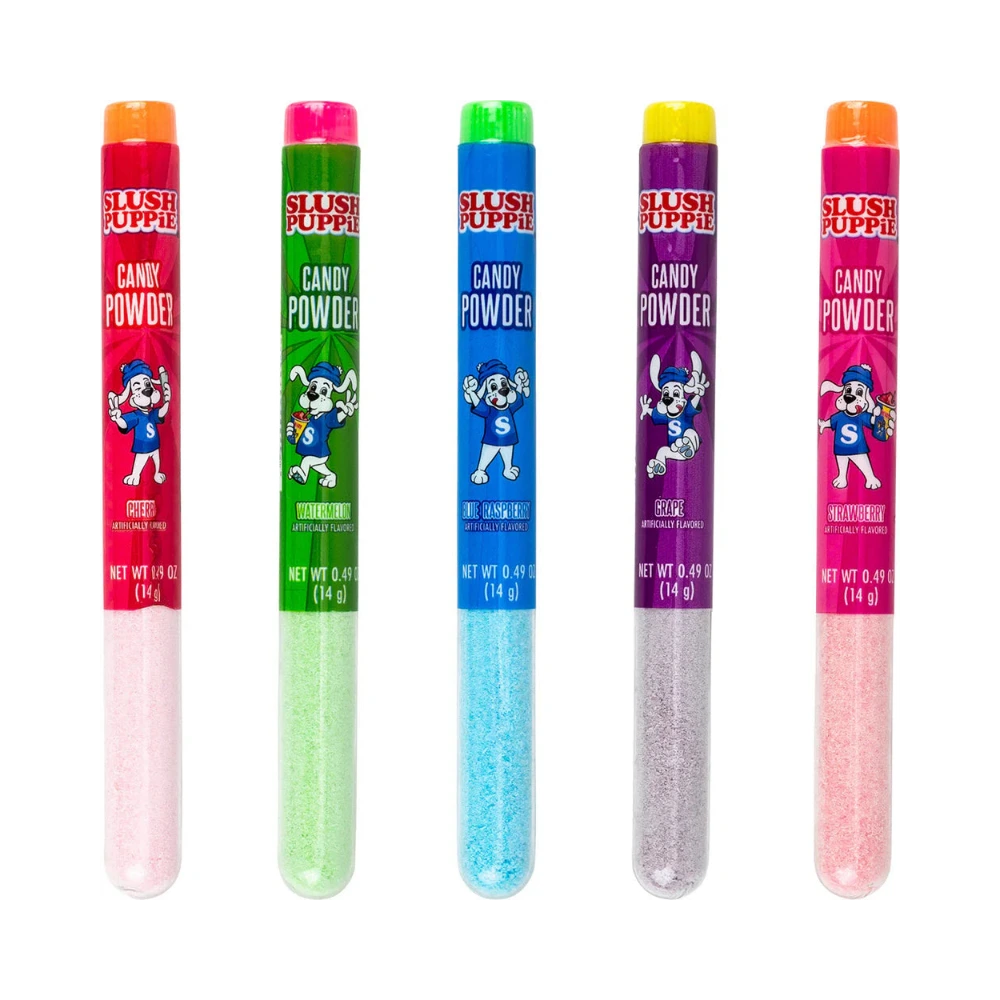 Slush Puppie Sour Powder Candy Tube