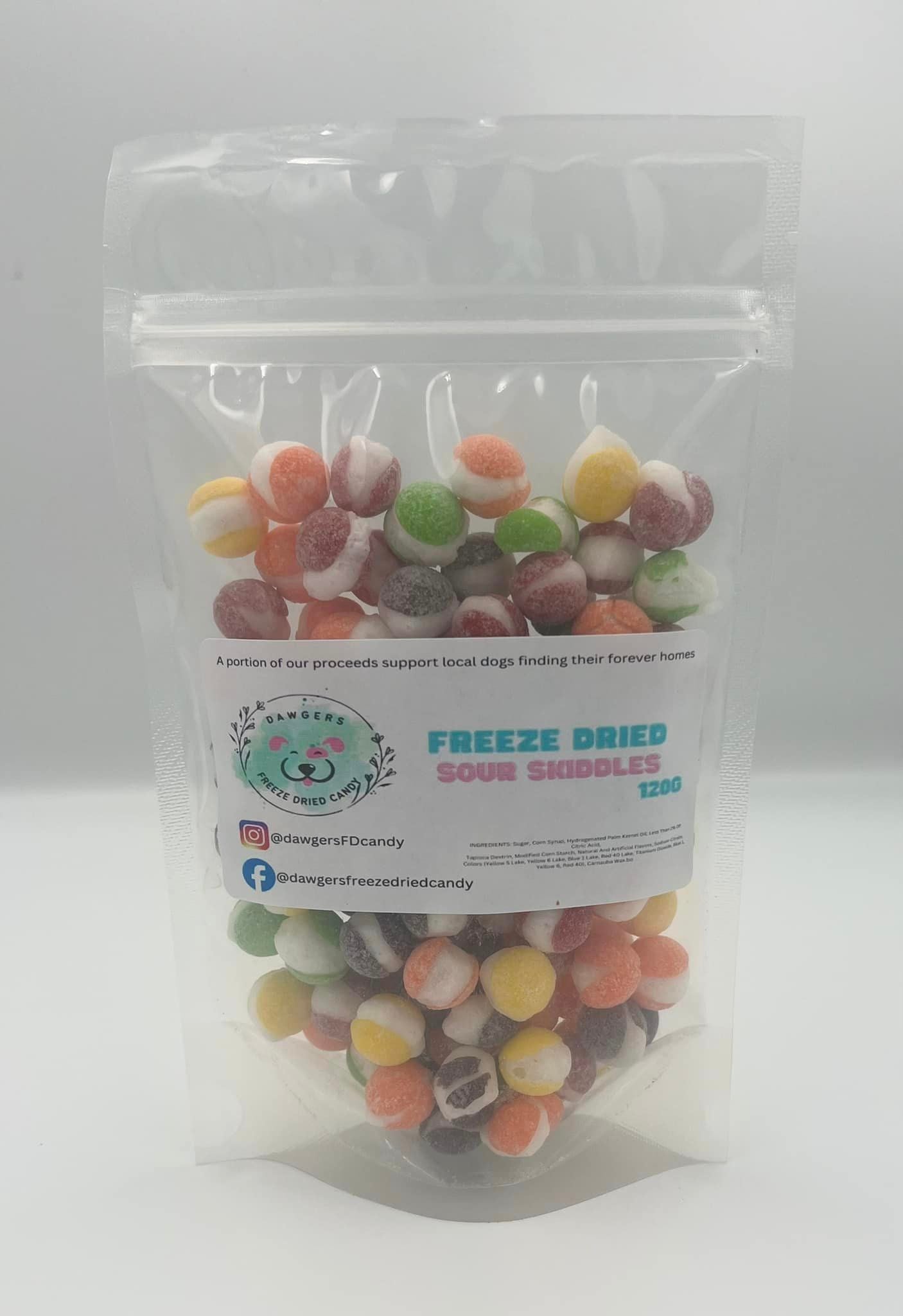 Dawgers Freeze Dried Sour Skiddles