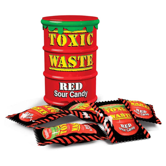 Toxic Waste Red Sour Candy 42 g - UK