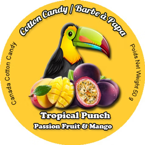 Tropical Punch Cotton Candy