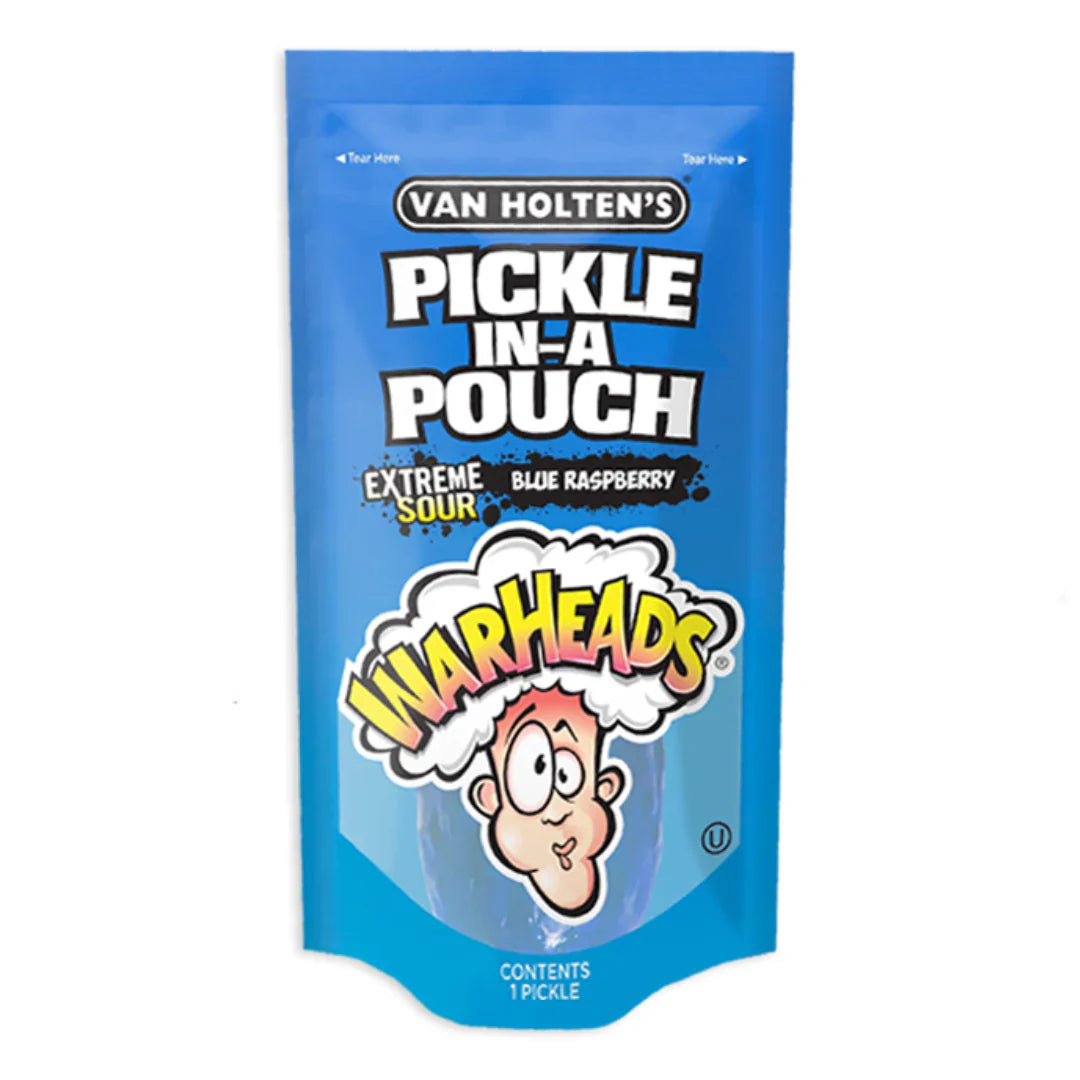 Van Holten's Blue Raspberry Warheads Pickle