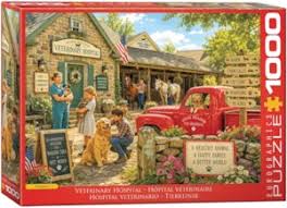 Veterinary Hospital 1000 Piece Puzzle Eurographics