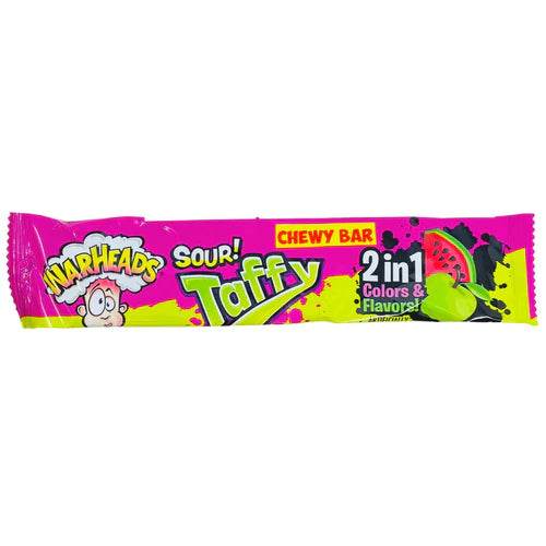 Warheads Sour Taffy Bar 2in1