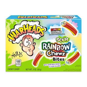 Warheads Sour Rainbow Chewz Bites