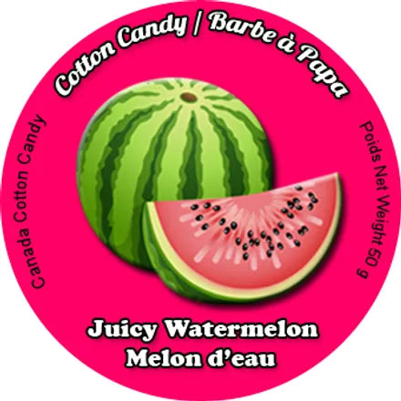 Juicy Watermelon Cotton Candy