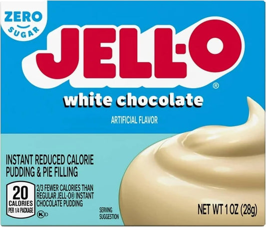 Jell-O White Chocolate Sugar Free Instant Pudding