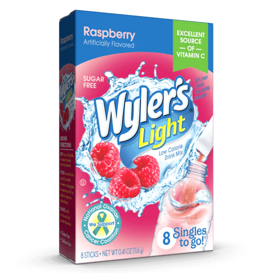 Wyler's Light Raspberry Singles To Go Zero Sugar Drink Mix