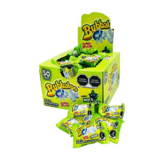 Bubbaloo sour Blackberry - gum (Mexico)