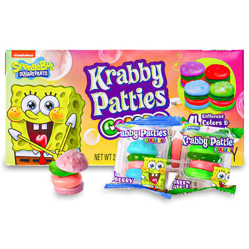 SpongeBob Gummy Krabby Patties Colors Theater Box