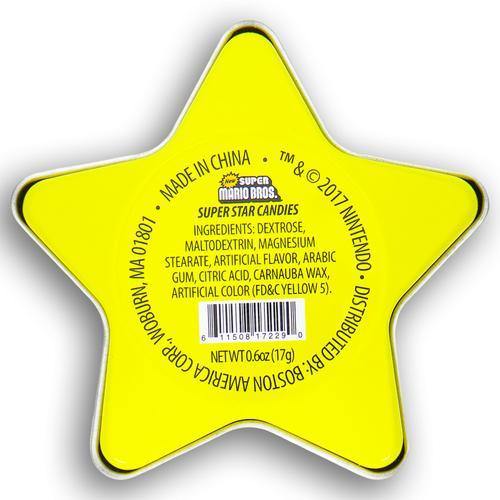 Boston America Super Mario Super Star Mints Candy - Sweet Escapes