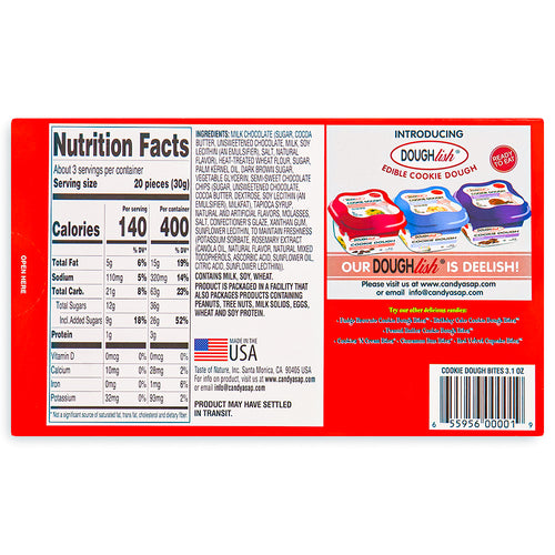 Chocolate Chip Cookie Dough Bites - 3.1oz