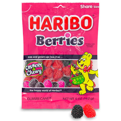 Haribo Berries Gummi Candy - 5oz
