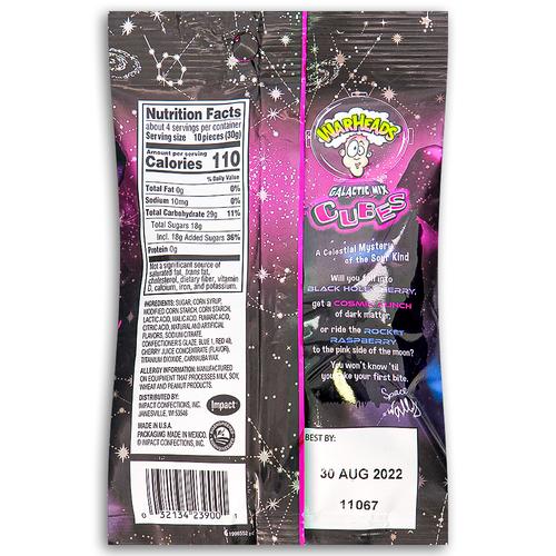Warheads Galactic Mix Cubes - 4.5oz - Sweet Escapes