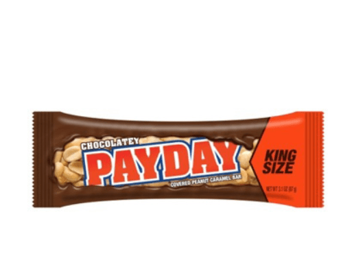 Hershey Payday Chocolatey Peanut Caramel Bar King Size - 3.1oz