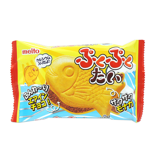 Meito Puku Puku Tai Taiyaki Wafer - Chocolate