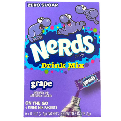 Nerds On The Go Zero Sugar Grape Drink Mix