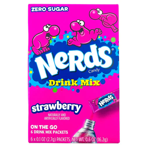 Nerds on the Go Zero Sugar Strawberry Drink Mix