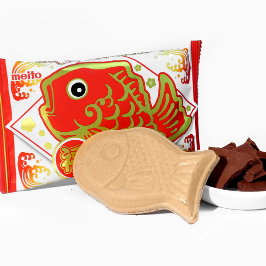 MEITO Puku Puku Taiyaki Fukufukudai Chocolate Wafer