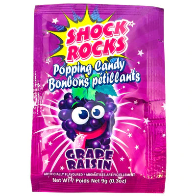 Shock Rocks Grape Popping Candy
