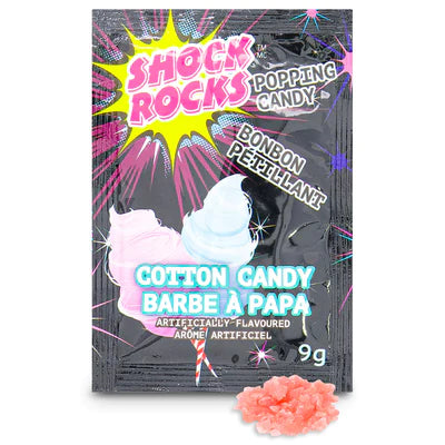 Shock Rocks Cotton Candy Popping Candy - 9g