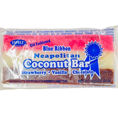Blue Ribbon Neapolitan Coconut Bars